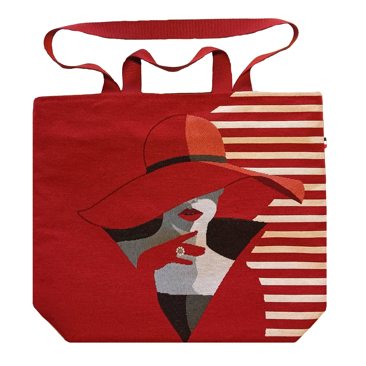 Cabas Femme au chapeau 02