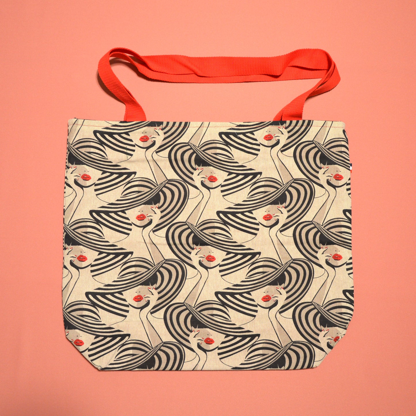 Cabas Femme au chapeau 01