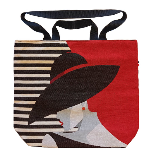 Cabas Femme au chapeau