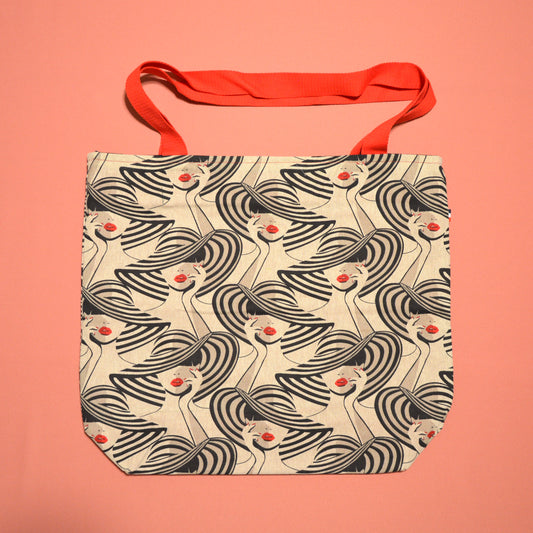 Cabas Femme au chapeau 01